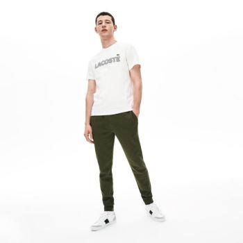 Lacoste SPORT Fleece Tennis Sweatpants Pánské - Tepláky Hnědožlutý Zelene | CZ-CDLB9a